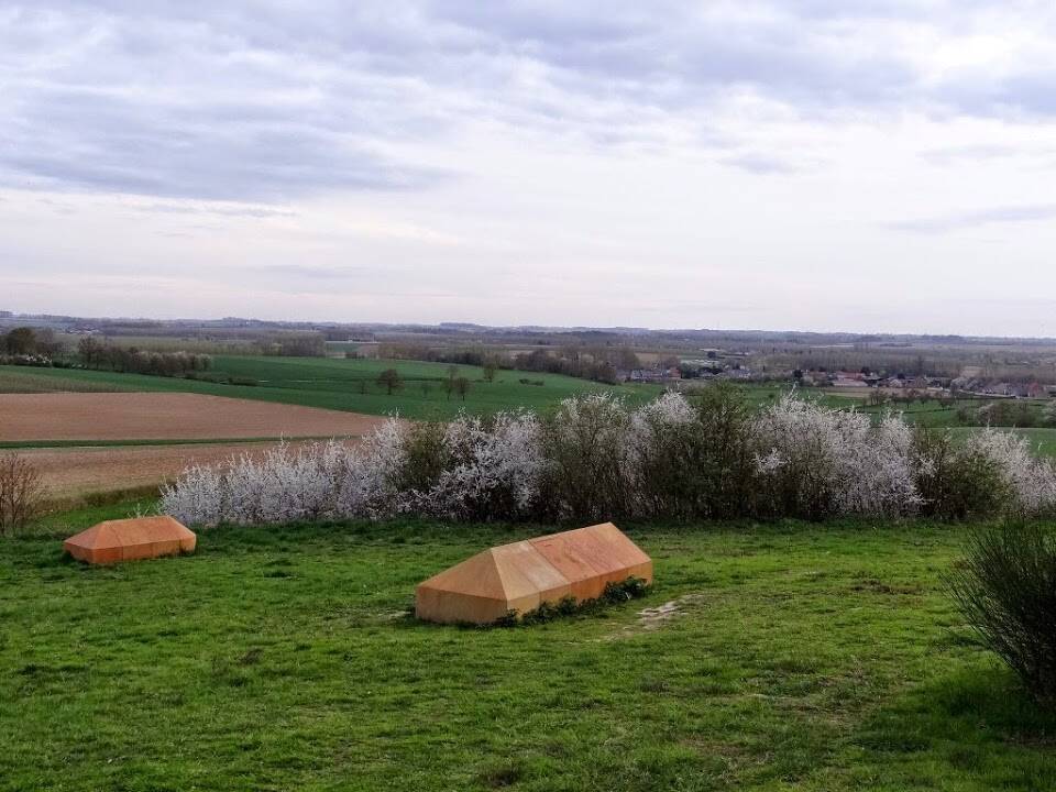 Landmarks met uitzicht over vallei.