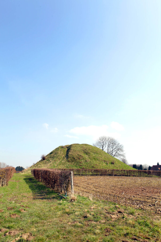 Tumulus Koninksem van een afstand.