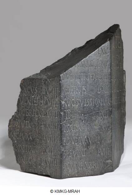 Afbeelding van mijlpaal in Tongeren